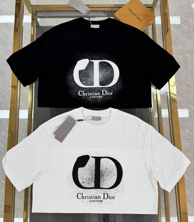 Dior 2025 Spring and Summer New Releases, the Latest Short-sleeved Round Neck T-