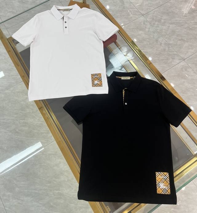 New Burberry Polo 2025 Spring and Summer New First Counter Latest Short-sleeved