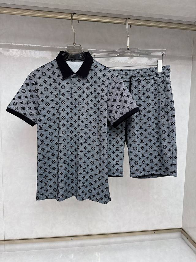Lv 2025 spring and summer latest style, unisex style, classic design short-sleev