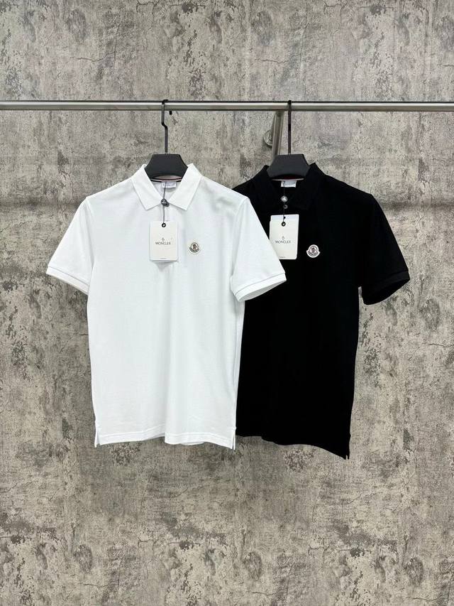 Mon Monkou new 25Ss latest mercerized pearl Polo shirt lapel T-shirt original cu