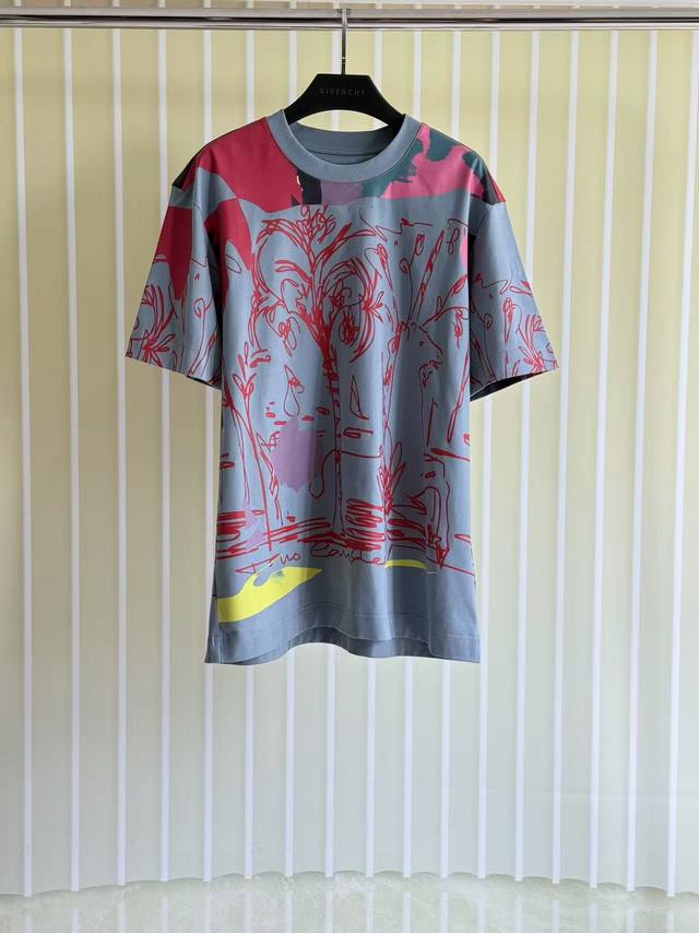 Gvc 25 Ss Latest special craft coconut tree T-shirt top version Xs S M L Xl all