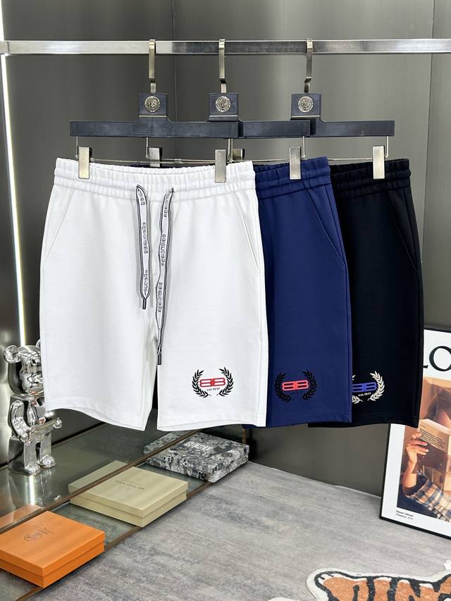Balenciaga 25S new shorts. Super high quality, casual sports style ~ classic is
