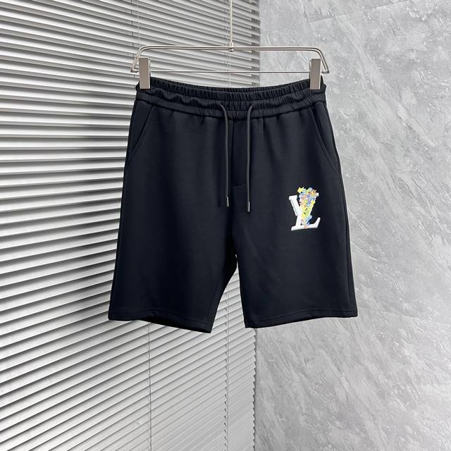 Lv'Ss25 men's casual shorts are a versatile item with elastic waist drawstring d