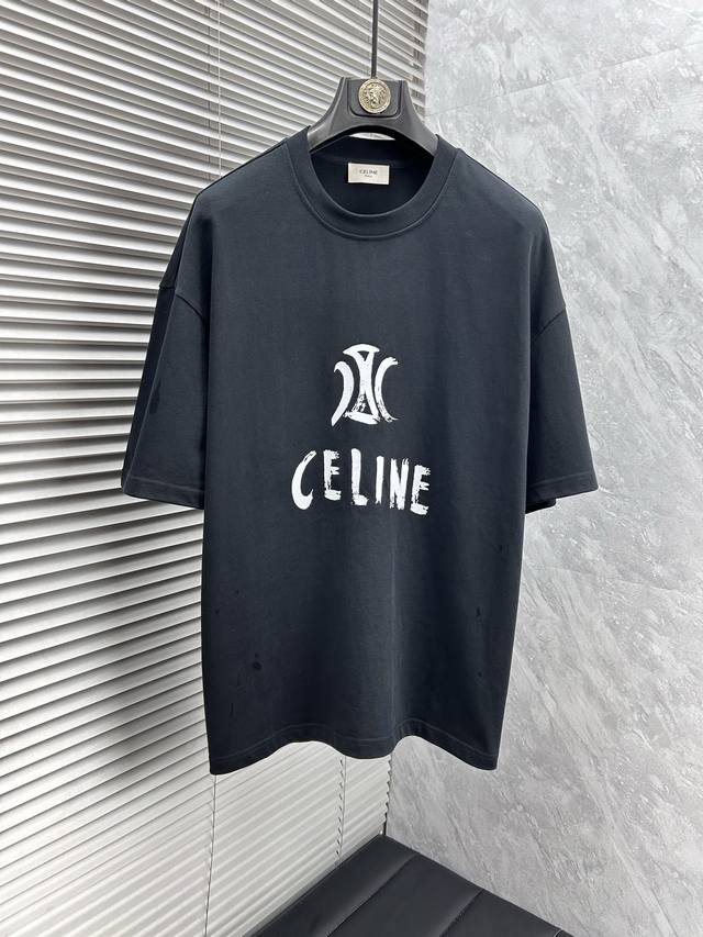 Cl ''2025 Spring and Summer New Release Latest Short-sleeved Round Neck T-shirt