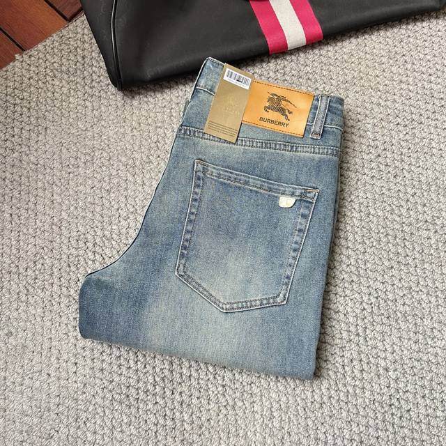 Babao 2025 high-end summer thin fashion jeans, selected elastic ultra-soft and c