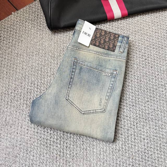 Dr 2025 high-end summer thin fashion jeans, selected elastic ultra-soft and comf