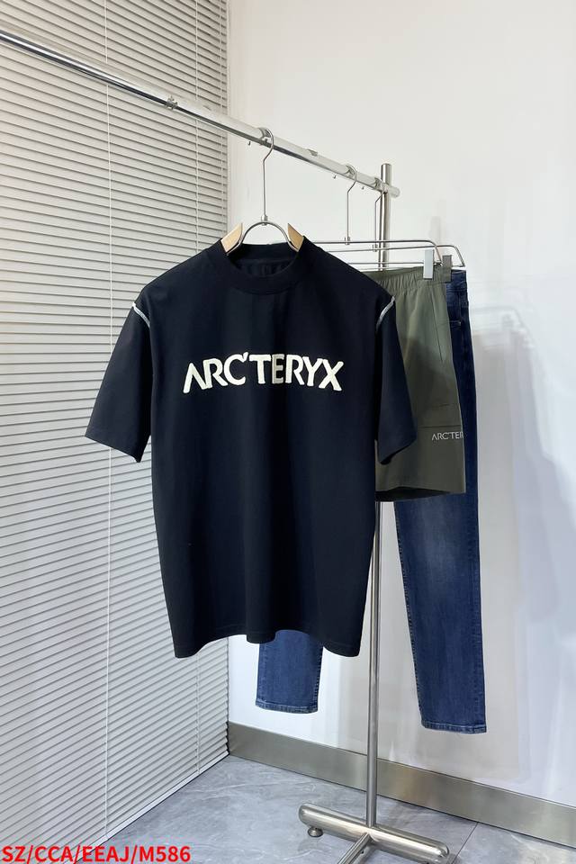 M586 Sz Arc'teryx brand Logo printed round neck pullover short-sleeved T-shirt f