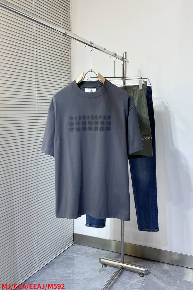 M592 Mjmm6 Margiela 2025Ss spring and summer new short-sleeved hot-selling custo