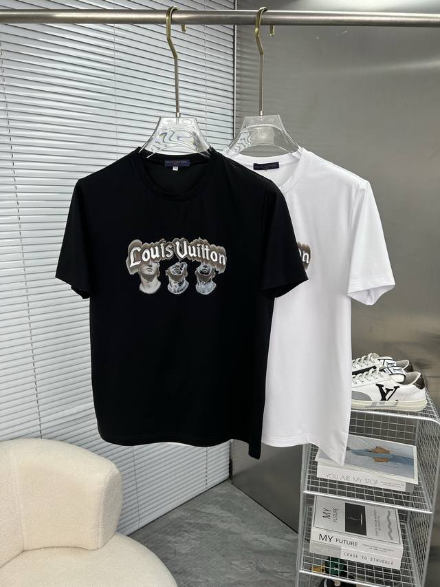 Lv Louis Vuitton 2025Ss Spring and Summer High Quality Mercerized Cotton Short S