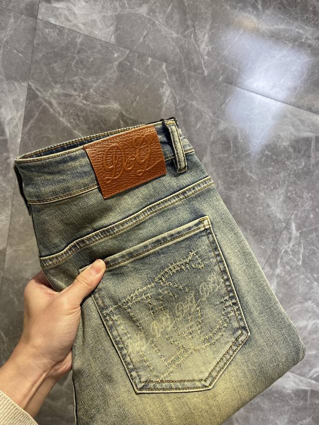 Dg Dolce & Gabbana 2025Ss new spring and summer men's jeans are made of imported