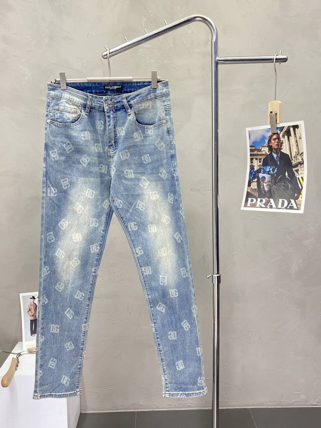 Dolce&Gabbana exclusive new casual jeans high-end version counter custom fabrics