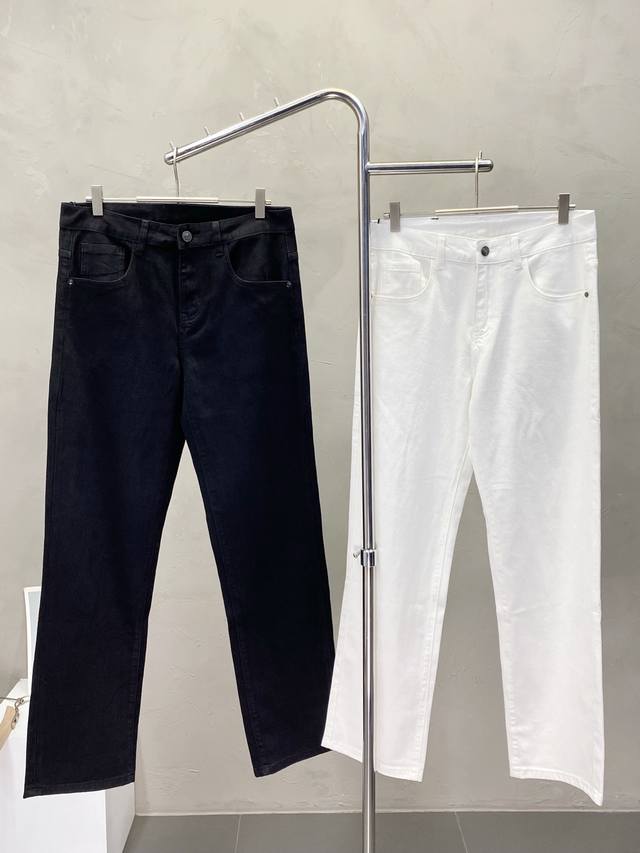Moncler exclusive new casual straight jeans high-end version counter custom fabr