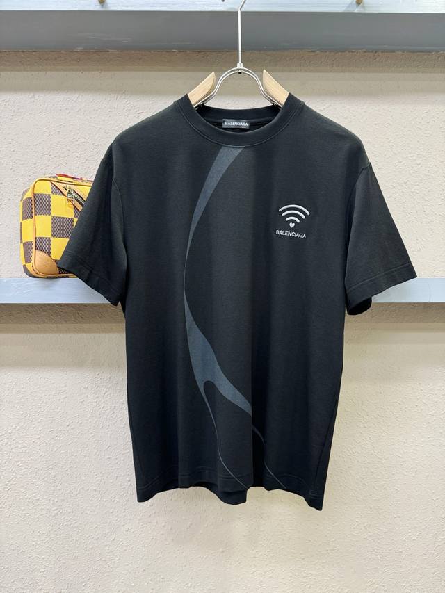 Balenciaga 2025 Spring and Summer new short-sleeves, imported original fabrics,