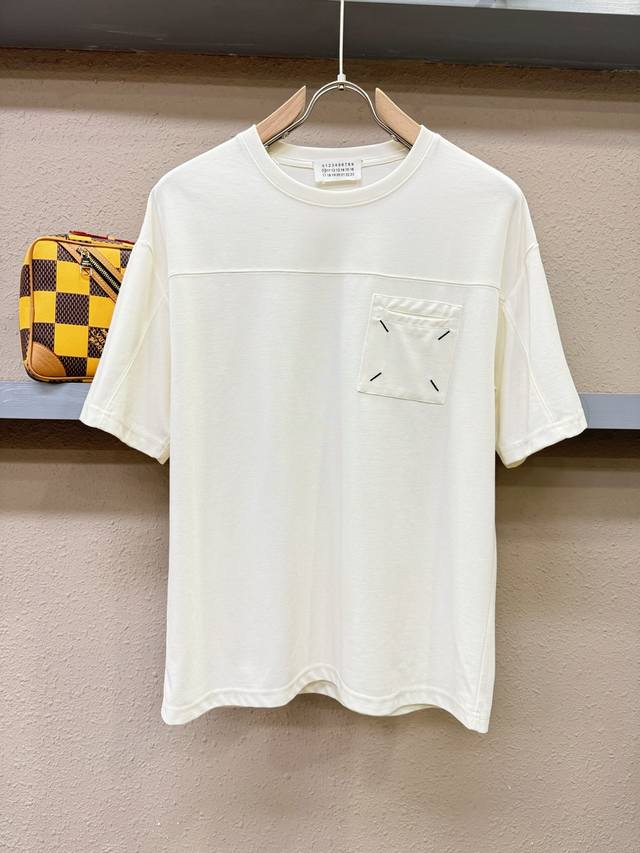 Margiela 2025 Spring/Summer new short-sleeves, imported original fabrics, soft t