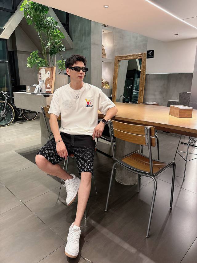 Donkey 25Ss new summer casual shorts, high-end custom-made large wool loop pure