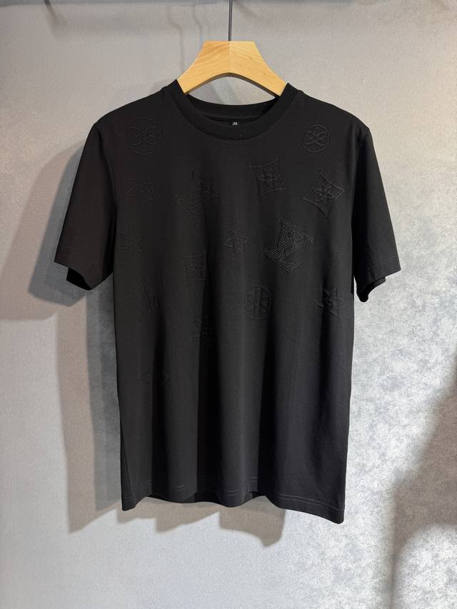 Lv Louis Vuitton 25Ss new spring and summer short-sleeved top version for custom