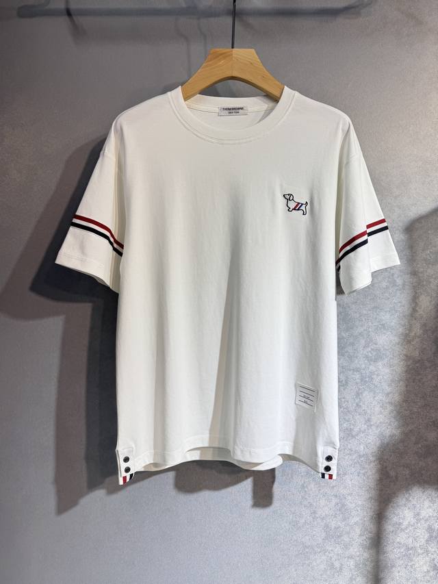 Tb Thom Browne 25Ss new spring and summer short-sleeved top version for customiz