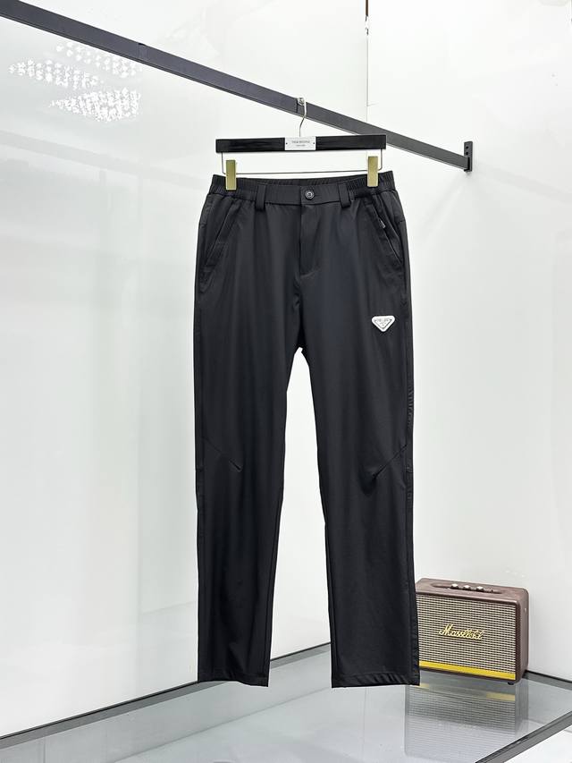 Prada Spring/Summer 25Ss Classic Casual Pants reappear, original custom-made hig
