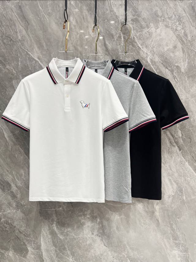 Tb 25Ss new spring and summer short-sleeved lapel T-shirt Polo, the highest vers