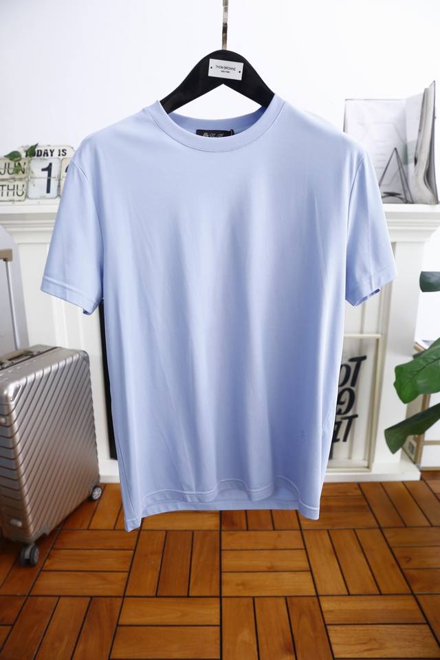 Lp. 2025 summer new fashion round neck short sleeves, high-end custom versatile