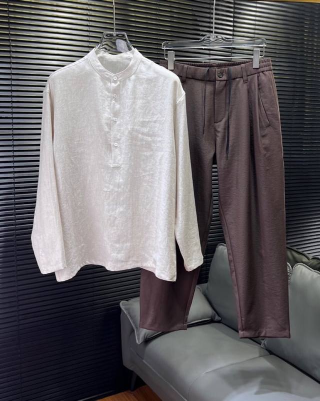 Loro Piana Lp Literary Vacation Style Lazy Casual Loose Version