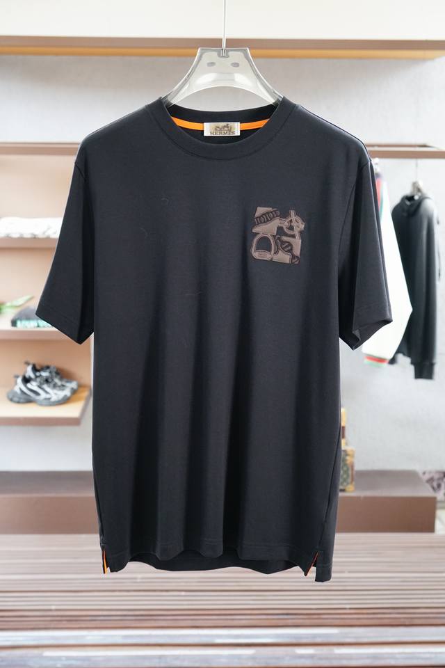 Hermes, 2025 spring and summer new official website synchronized! Men's round ne
