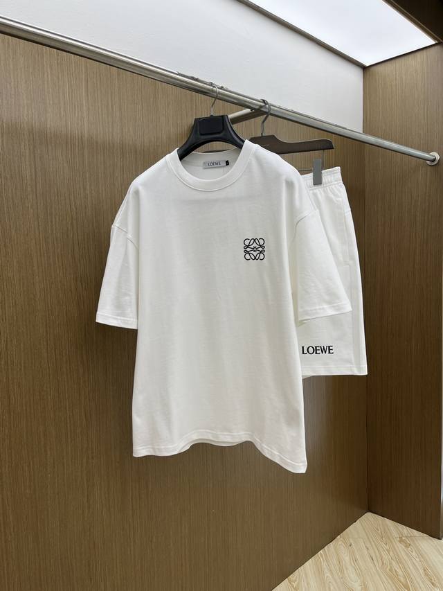 New set Loe 2630 Spring and Summer latest casual shorts and short-sleeved suit,