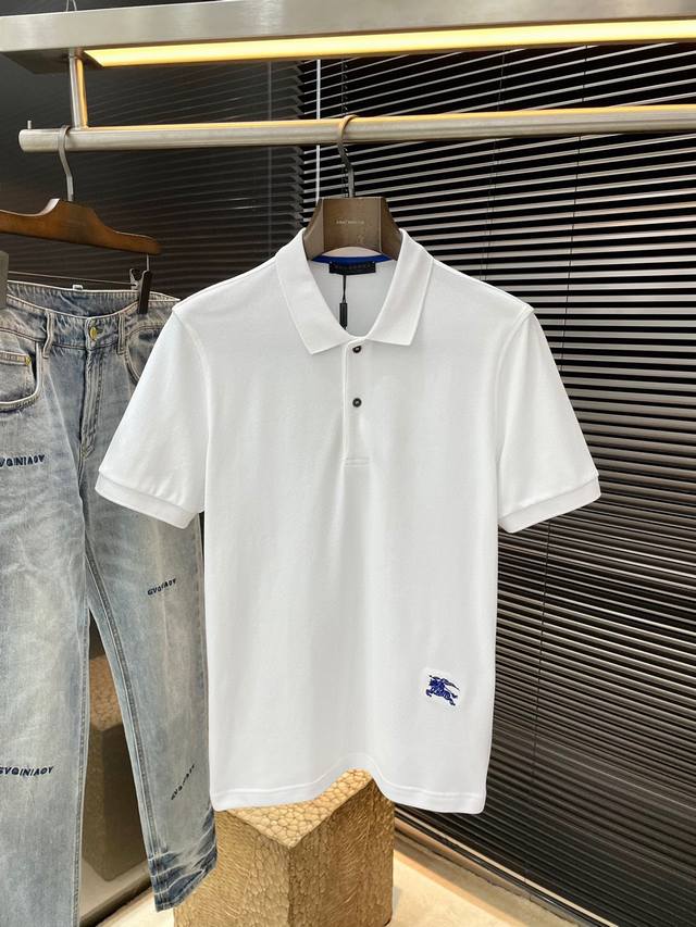 Burberry- Burberry's latest Polo short sleeves for spring and summer 2025, made