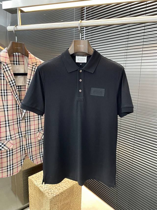 Maison Margiela Mm6 2025 Spring and Summer latest Polo short sleeves, made of th