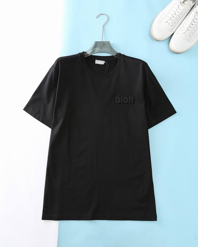 Di Di*25Ss new summer high-count mercerized cotton basic round neck short Tee, m