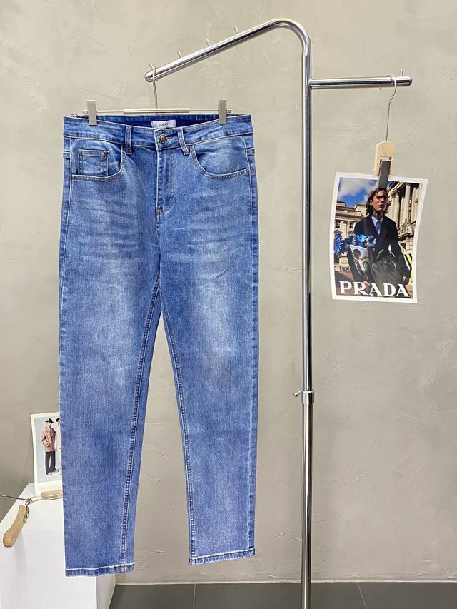 Loewe exclusive new casual jeans high-end version counter custom fabrics highly