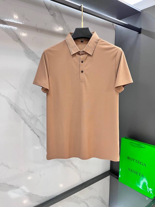 Burberry 2025Ss new summer product, men's iron-free and quick-drying business sh