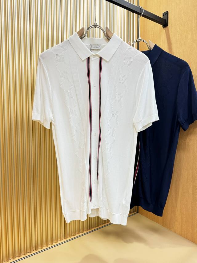Moncler top quality 2025 new short sleeves! Selected top quality mulberry silk +