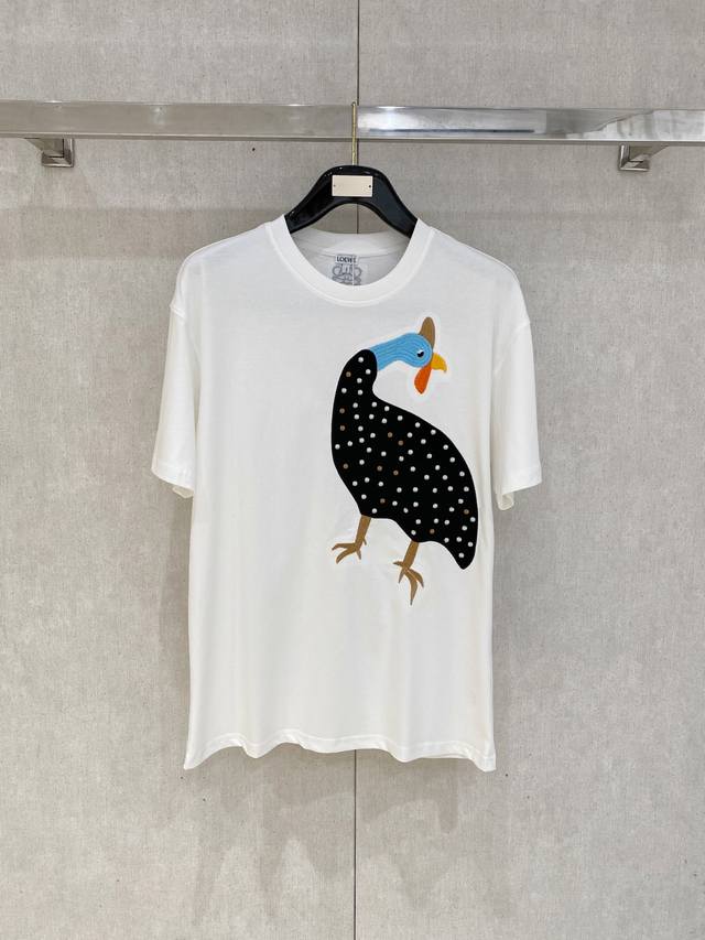 S-2Xl Loewe 25Ss new spring and summer new counters, the latest short-sleeved ro