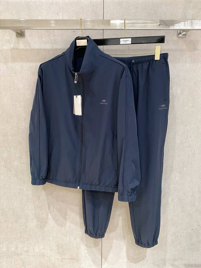 Sun protection suit Balenciaga new 25Ss early spring sports suit Nylon windbreak