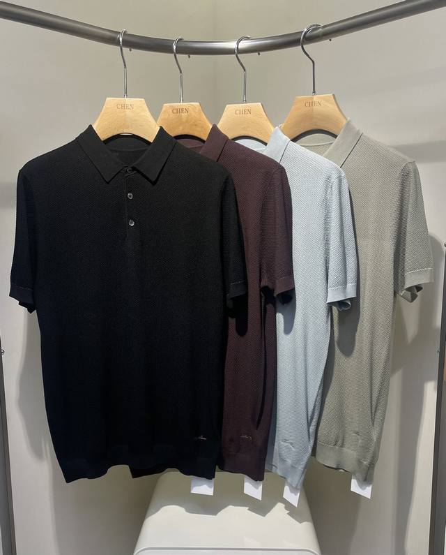 Lp*2025New New Knitted short sleeves Style No. 66006 Color Black Brown Gray Gree