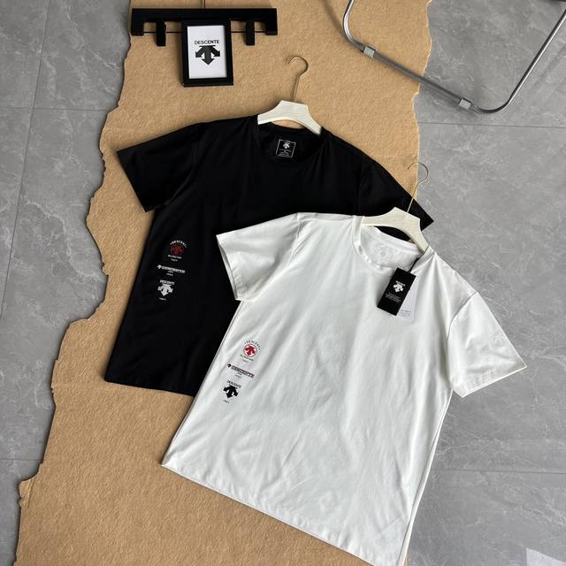 Descente two-color summer official sports quick-drying short-sleeved T-shirt sum