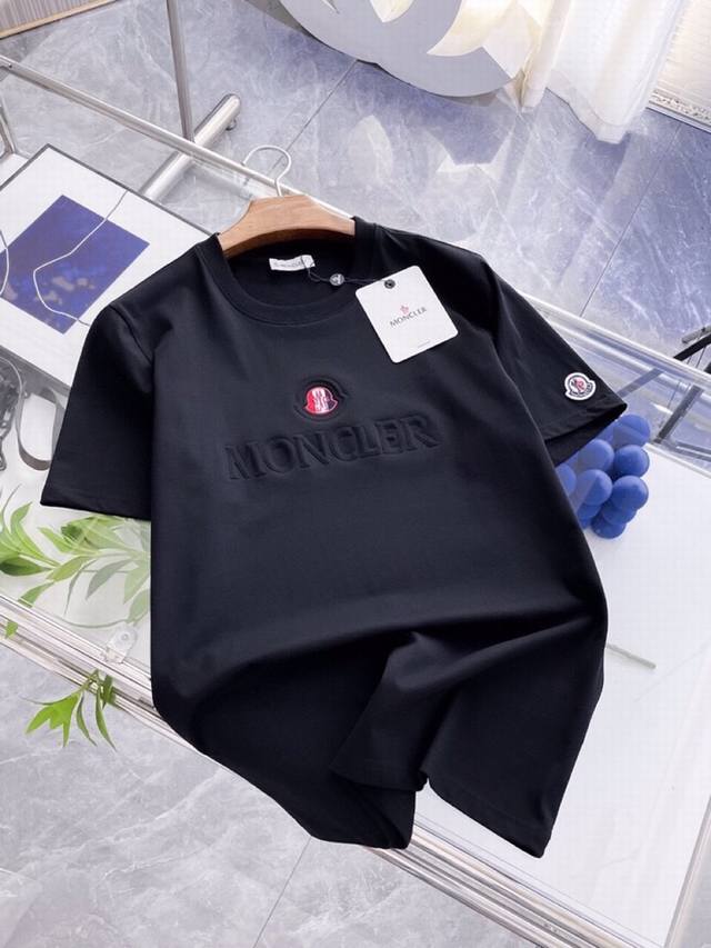 Moncler new summer round neck T-shirt, brand new craftsmanship, high-end fabrics