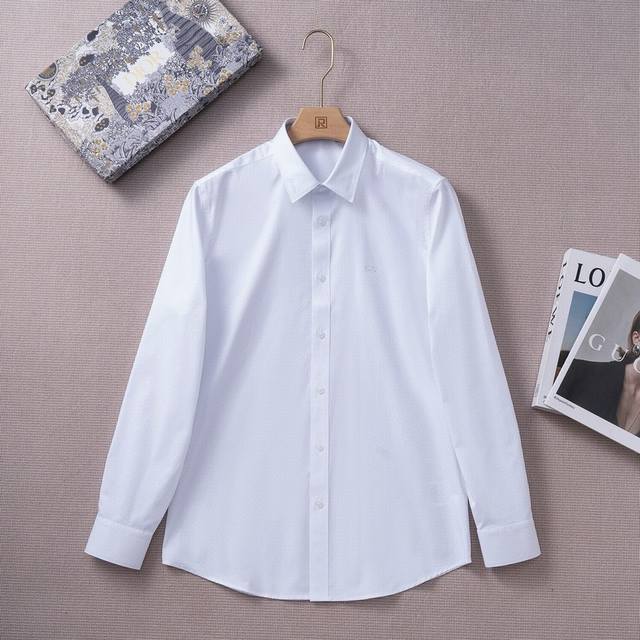Salvatore Ferragamo 25 Spring/Summer Business Casual Long Sleeve Shirt! High-end