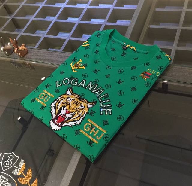 The latest short-sleeved crew neck shirt released by Lvjia in summer 2025! High-