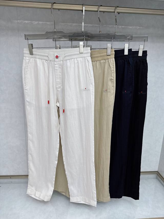 Kiton 2025 summer latest casual pants counter 1:1 top replica, full quality! A m