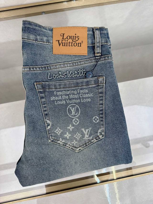 Lv 2025 summer new models are now on the market, original hot-selling jeans, sup