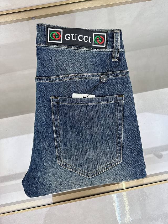 Guqi 2025 summer new models are now on the market, original hot-selling jeans su