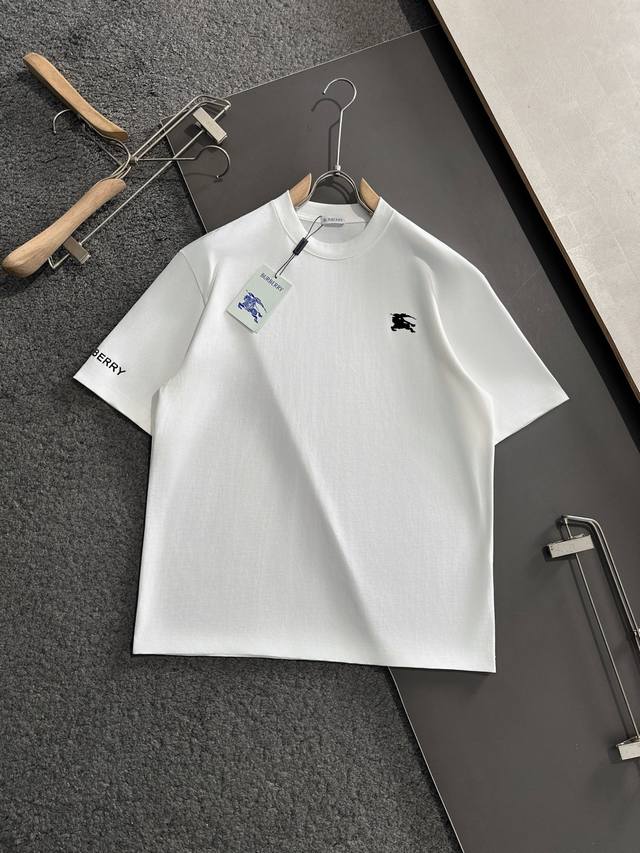 Bbr 2025Ss Spring and Summer latest round neck fashion short-sleeved T-shirt, of