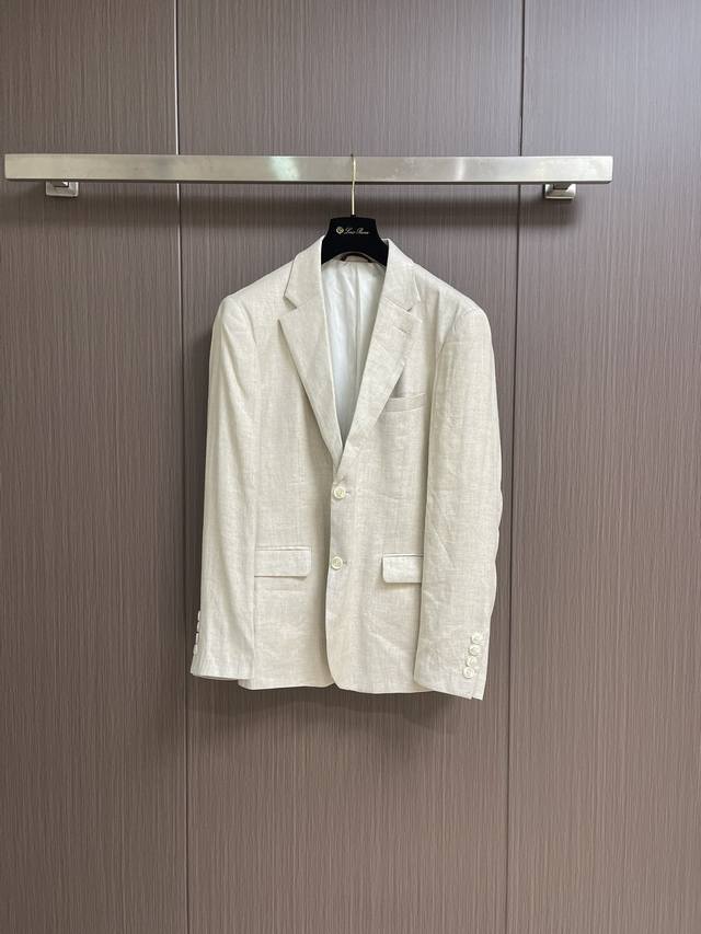 Zegna's new spring and summer men's linen high-end business suit jacket, classic