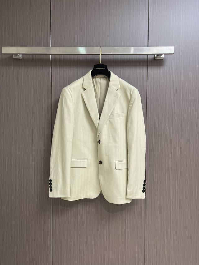 Kiton 2025Ss new summer suit jacket, this one is made of twill fabric, which per