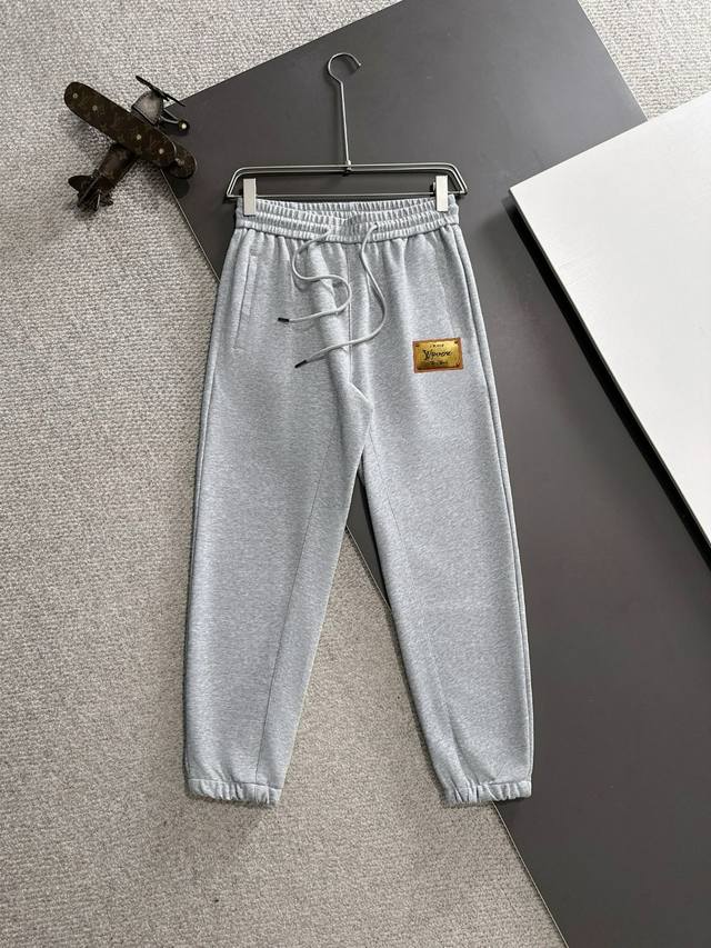 Lv top-quality 2025 spring and summer new casual pants! Brand classic logo casua