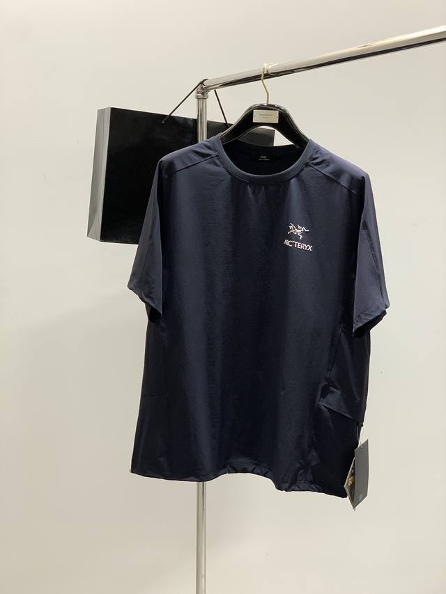 Arcteryx, 2025 summer Aw new product, fashionable and casual round neck short-sl