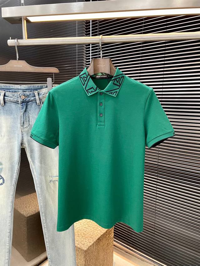 Emporioarmin- Armani's latest Polo short sleeves for spring and summer 2025, mad