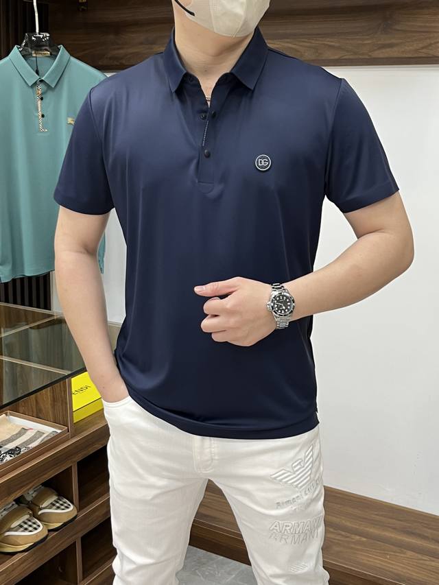 Dg Dolce & Gabbana-2540Ss Summer new fashion hot lapel T-shirt, casual and fashi